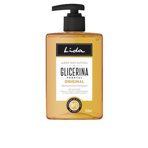 LIDA Flüssigseife Glycerin 100% natürlich für Hände 500 ml Kosmetik