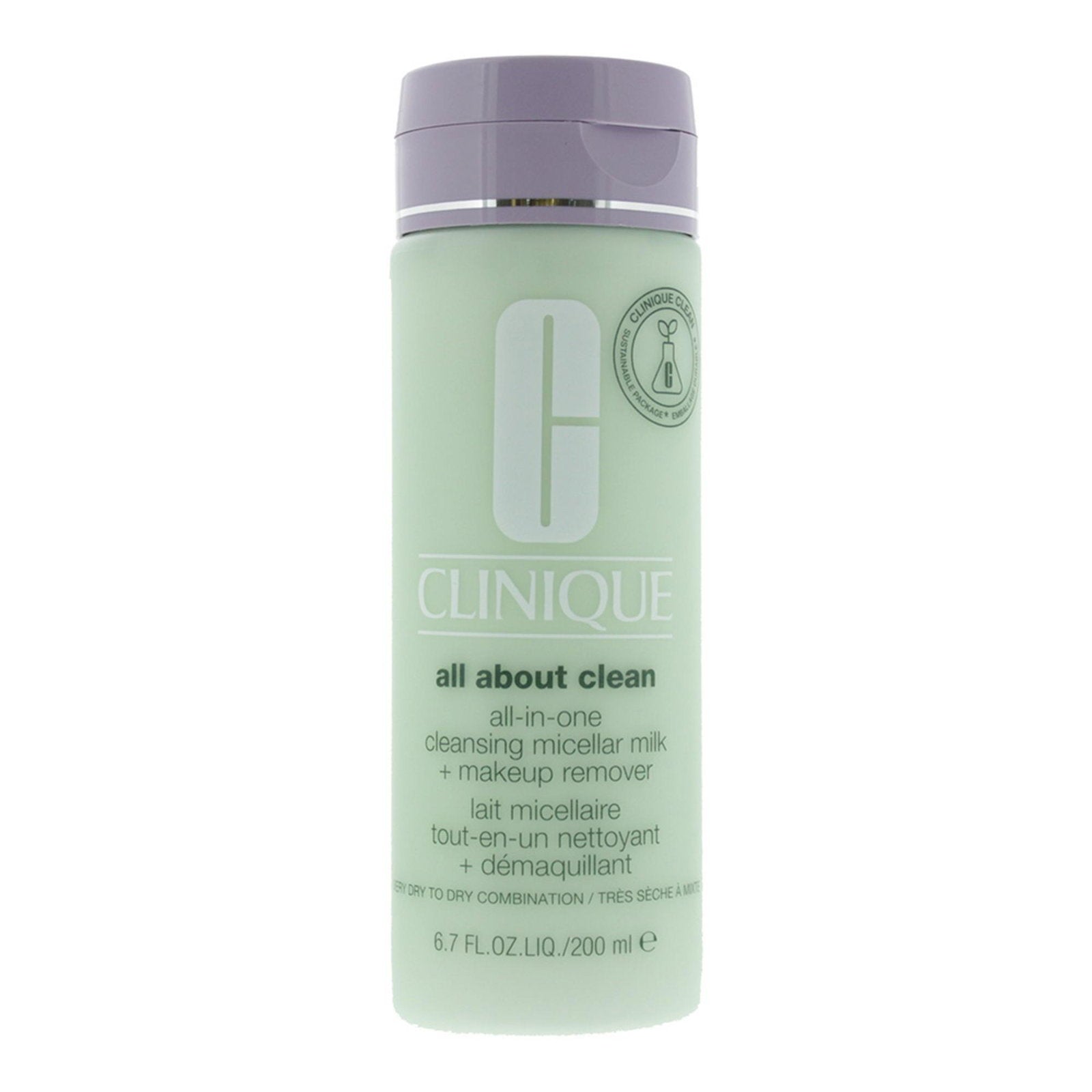 Clinique Clinique, All About Clean, Beseitigt Unreinheiten, Mizellenmilch, 200 ml Regular