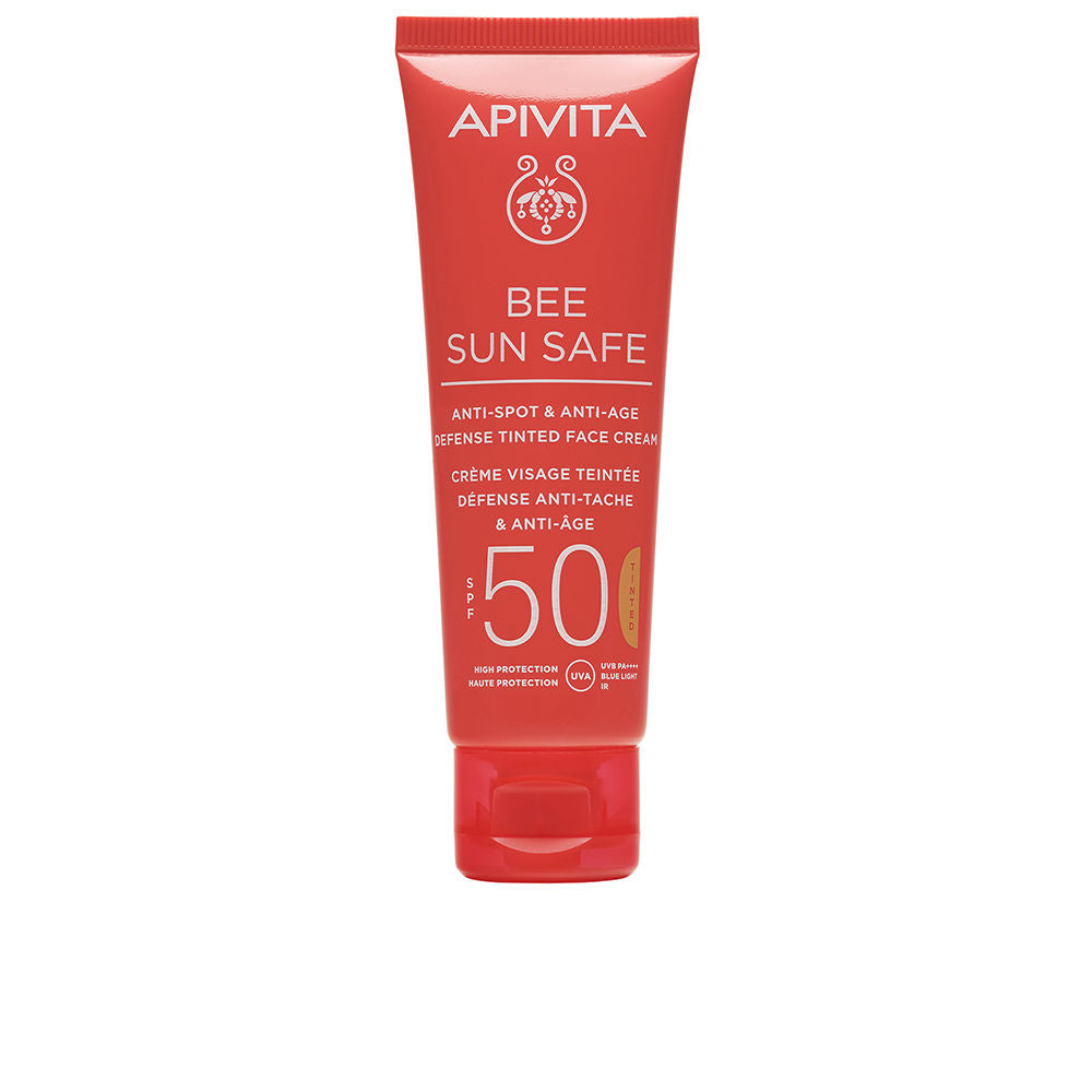 BEE SUN SAFE Anti-Aging and Anti-Spot Facial Cream with Color SPF 50 50 ml