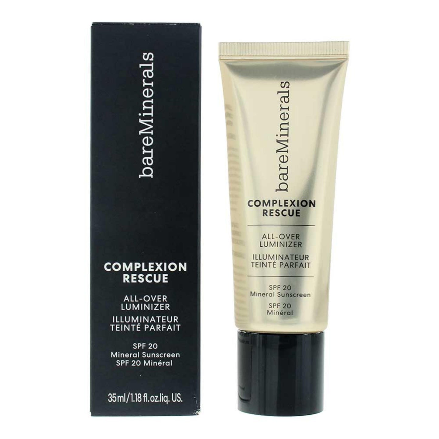BareMinerals Complexion Rescue Flüssiger Highlighter Kupferrose mit SPF 20 – Strahlender Glow, 35 ml