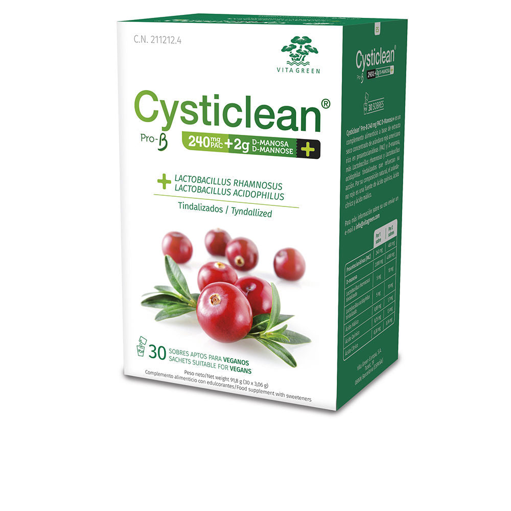 CYSTICLEAN ProB AND D-MANNOSE 240mg PAC and Cranberry sachets 30 units