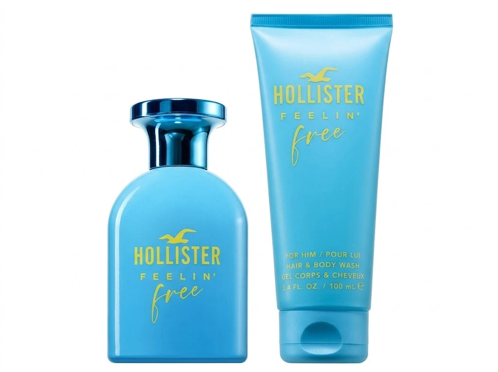 HOLLISTER Feeling Free Him Set Eau de Toilette 50 ml + S/G 100 ml