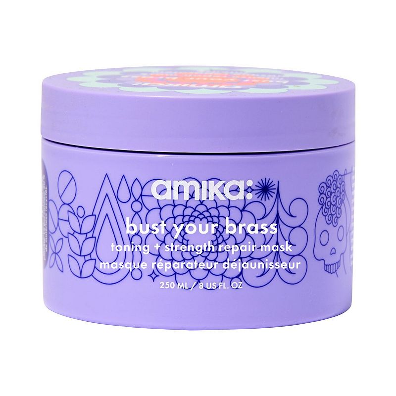 Amika Bust Your Brass Mascarilla Reparadora Cabello Rubio 250ml