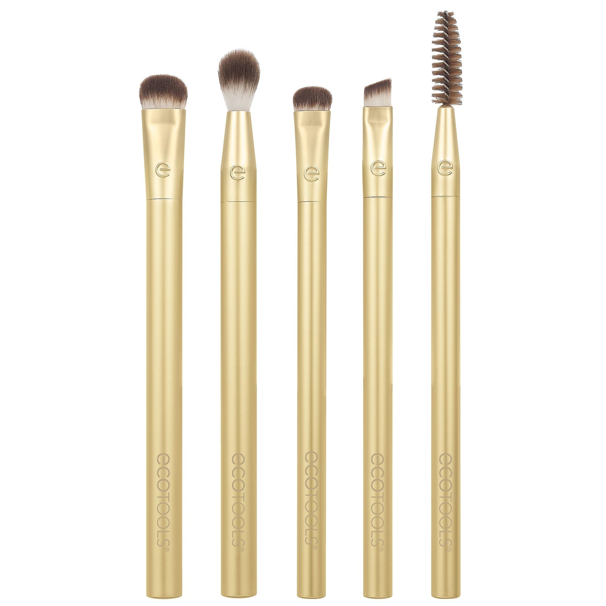ECOTOOLS ECOTOOLS Precious Metals Brightening Set 5-teilig Make-up Pinsel Kosmetik Zubehör