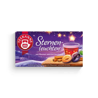 Teekanne Sternenleuchten Pflaume-Zimt 20 Beutel