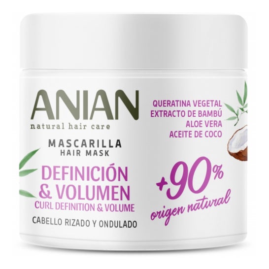 ANIAN ANIAN Definición y Volumen Mascarilla Queratina Vegetal 350 ml Haarmaske Kosmetik