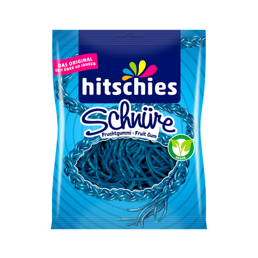 Hitschies Schnüre Blau 125g Himbeere