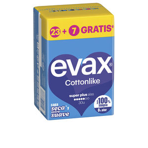EVAX Cottonlike Super Plus Binden mit Flügeln 30 Stück