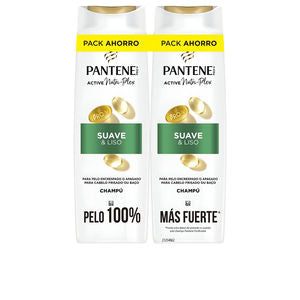 Pantene Suave y Liso Shampoo 2er Pack 2 x 325 ml