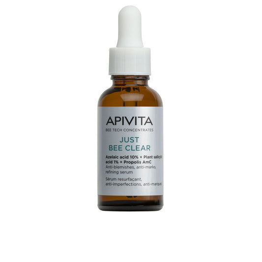 Apivita JUST BEE CLEAR anti-blemish anti-mark serum and skin refiner 30 ml