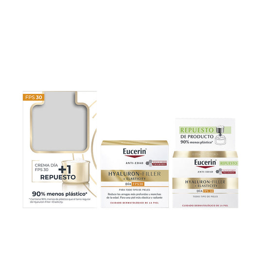 HYALURON FILLER + ELASTICITY DAY SPF30 + REFILL 2 u