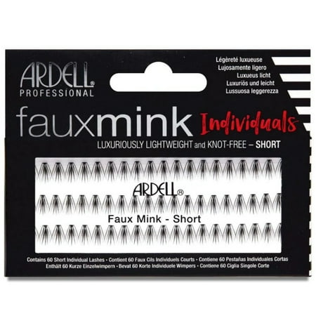 ARDELL Ardell Faux Mink Pestañas Individuales Negras Short 1 U Kosmetik