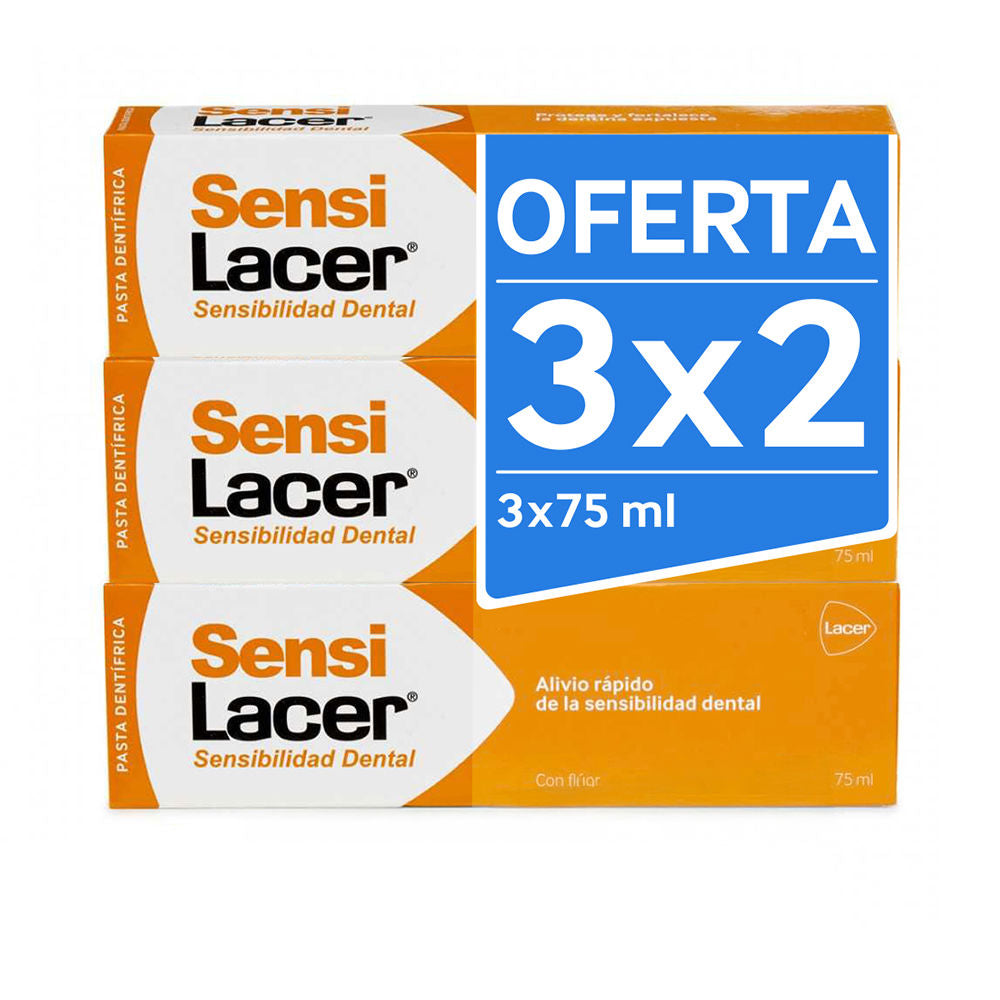LACERFRESH TOOTHPASTE GEL PACK 3 x 75 ml
