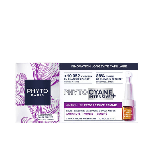 PHYTOCYANE INTENSIVE+ ampoules for women, 12 units