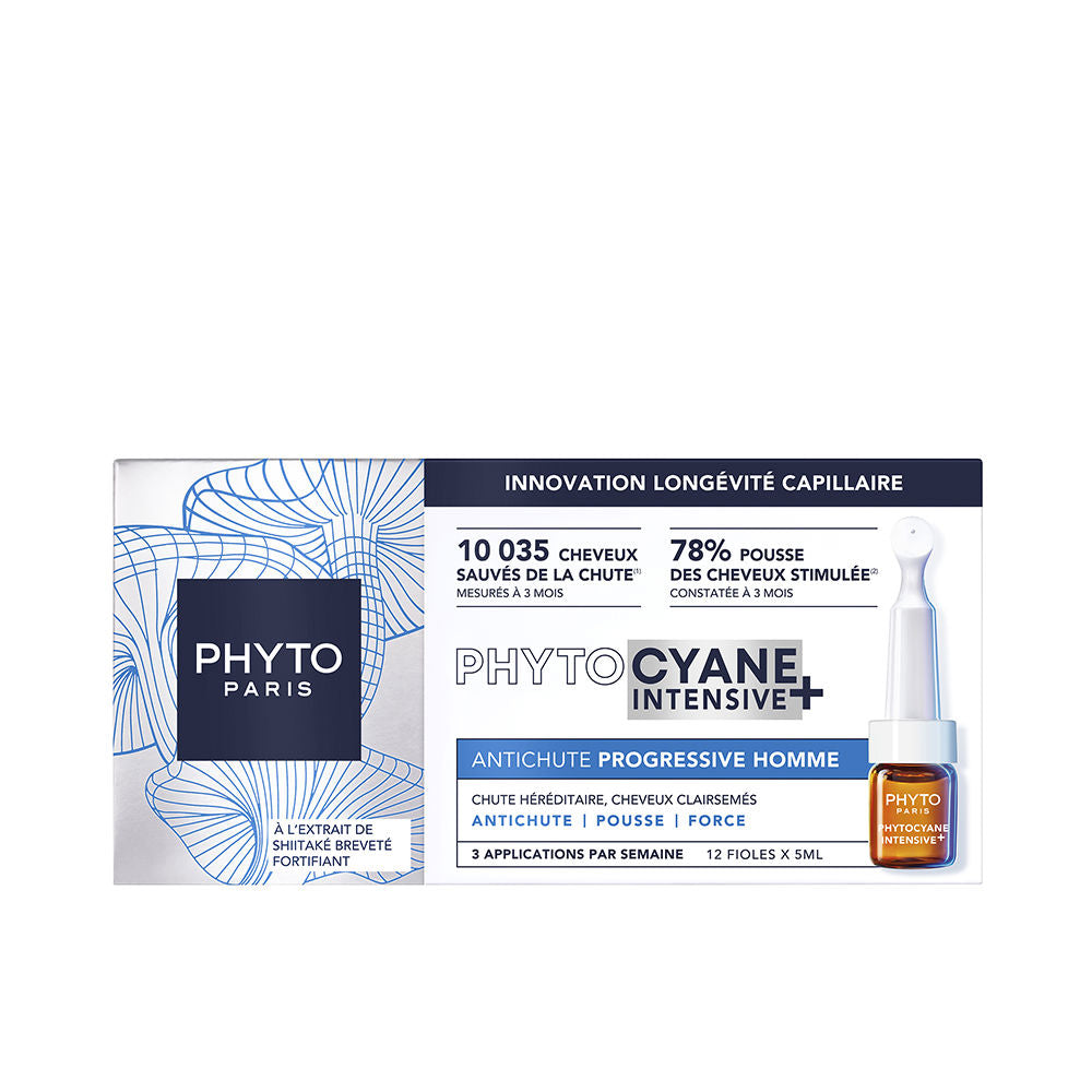 PHYTOCYANE INTENSIVE+ ampoules for men, 12 units