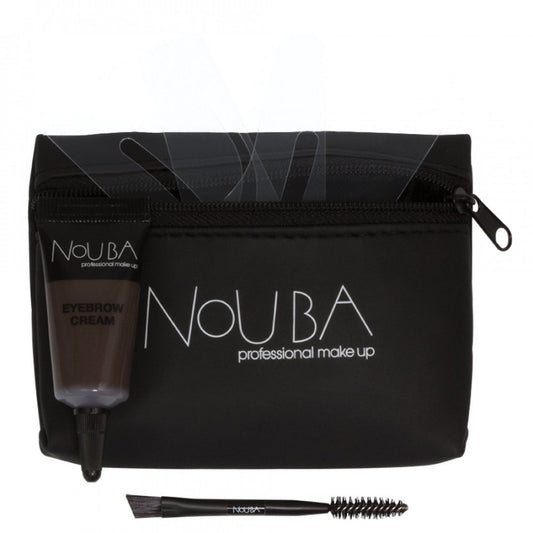 Nouba Schminkset 25 Set Nouba: Nouba, Eyebrow Brush + Nouba, Eyebrow Gel, 7 ml + Textile Makeup Bag, Black Regular