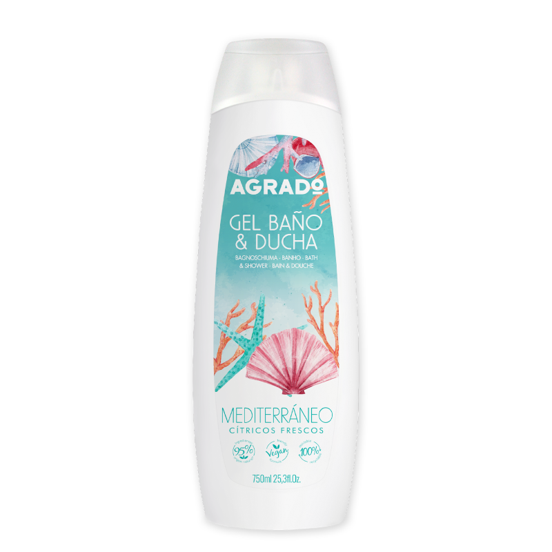AGRADO AGRADO Gel für Bad und Dusche Mediterraneo 750 ml Kosmetik