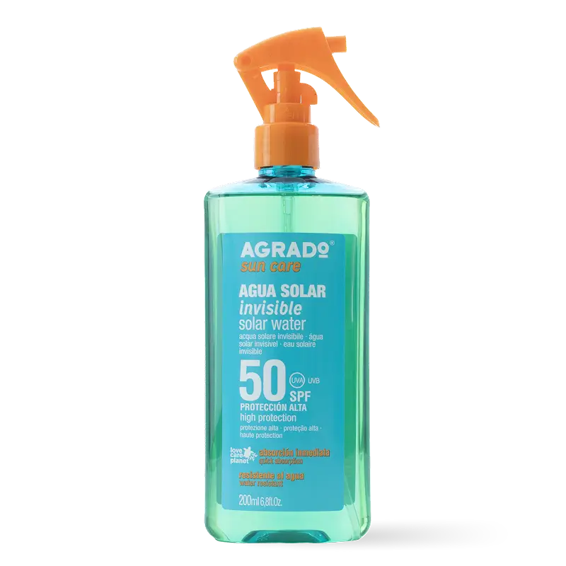 AGRADO AGRADO Agua Solar Invisible Sonnenschutz SPF 50 200 ml Kosmetik