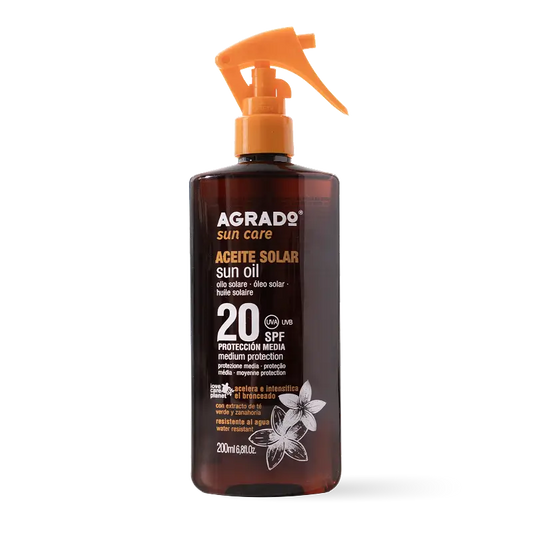 AGRADO AGRADO Aceite Solar SPF 20 Sonnenschutzöl 200 ml Kosmetik