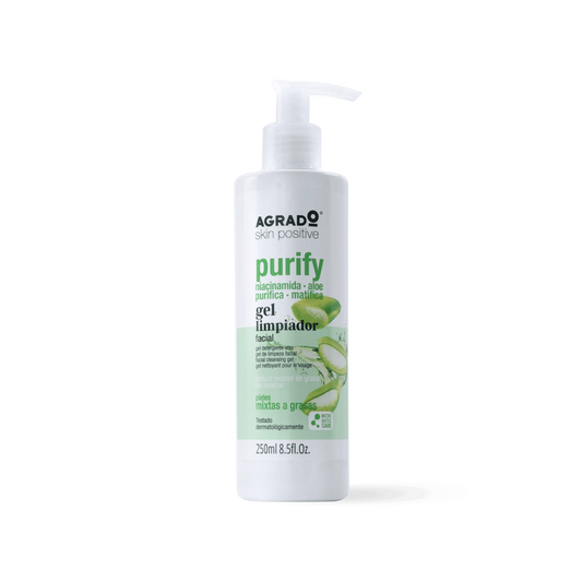 AGRADO AGRADO Gel Limpiador Facial Purify 250 ml Reinigungsgel für das Gesicht Kosmetik