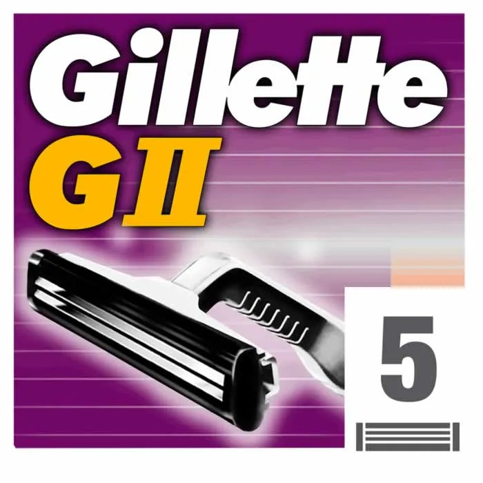 GILLETTE Gillette GII Rasierklingen Nachfüllpack 5 Stück Kosmetik