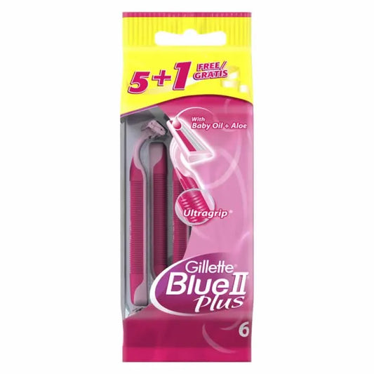 Gillette Blau Ii Plus 5 + 1 Einheiten