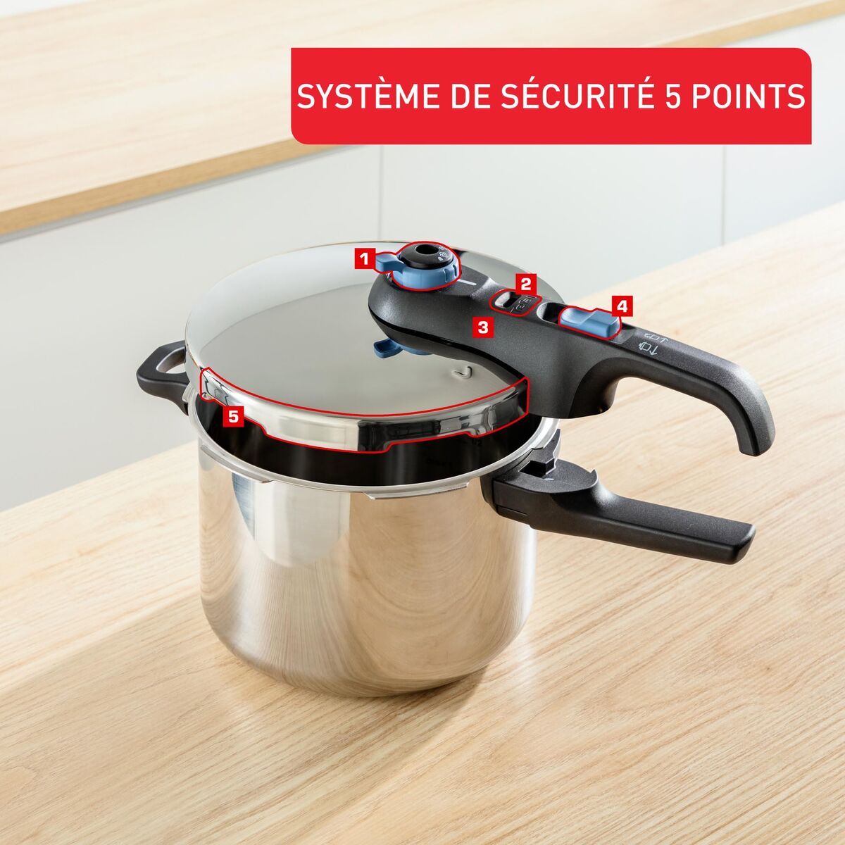 Tefal Express-Töpfe Tefal Trendy+    4+6L Edelstahl 6 L