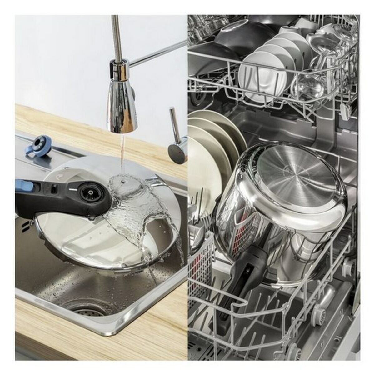 Tefal Express-Töpfe Tefal Trendy+    4+6L Edelstahl 6 L