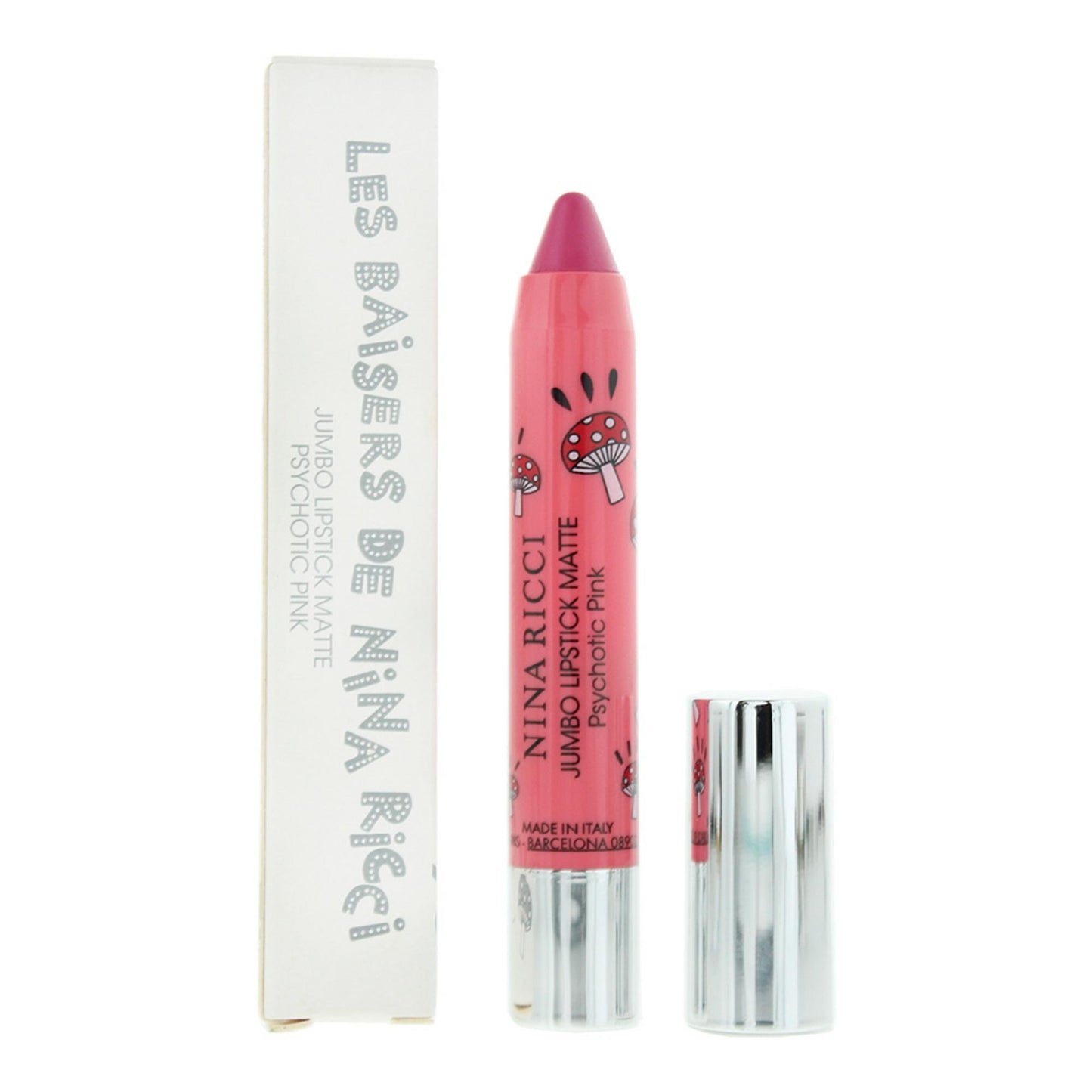 Nina Ricci Jumbo Matte Creme-Lippenstift – Psychotisches Pink, 2.5 g für intensive Farbe