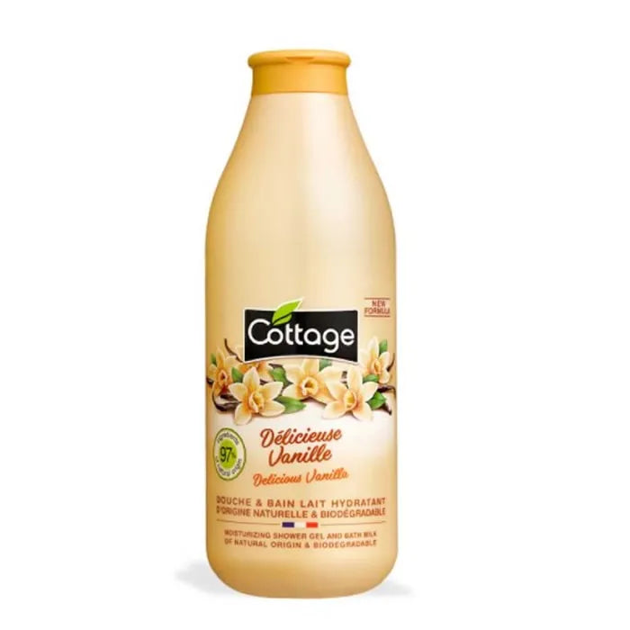 COTTAGE COTTAGE Duschgel Delicious Vanilla Milk 750 ml milchig vanillig