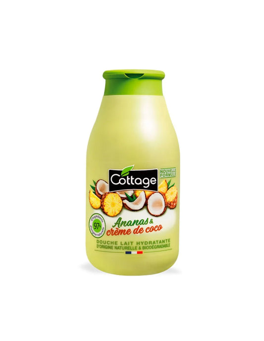 COTTAGE COTTAGE Duschgel Piña-Coco 250 ml Gel Ducha Duft Ananas Kokos Kosmetik