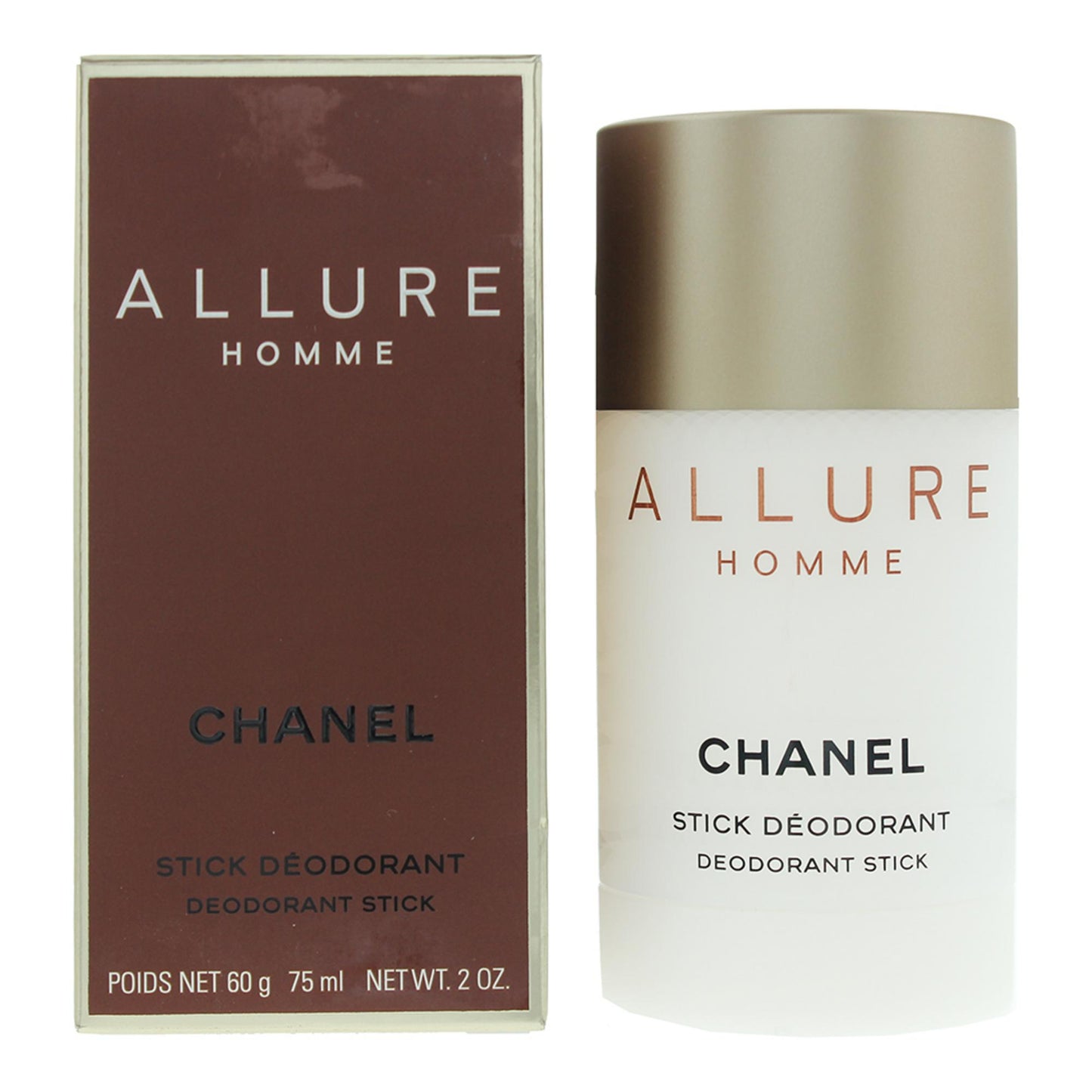 Chanel Chanel, Allure Homme, Deodorant-Stick, Für Männer, 75 ml Regular