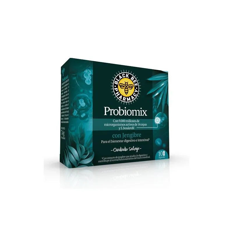 BLACK BEE BLACK BEE Probiomix mit Ingwer 10 Kapseln Nahrungsergänzung Kosmetik
