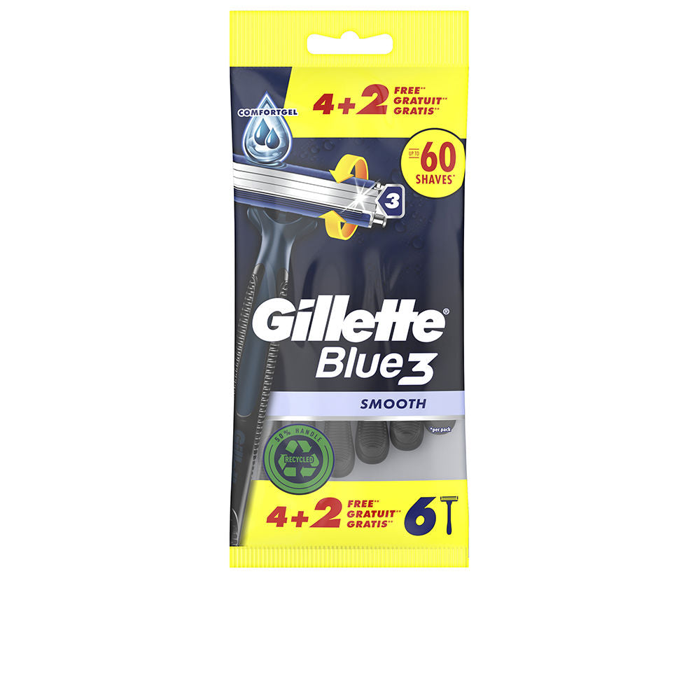 GILLETTE Gillette Blue 3 Einwegrasierer 6 Stück Rasierklingen für Herren Kosmetik