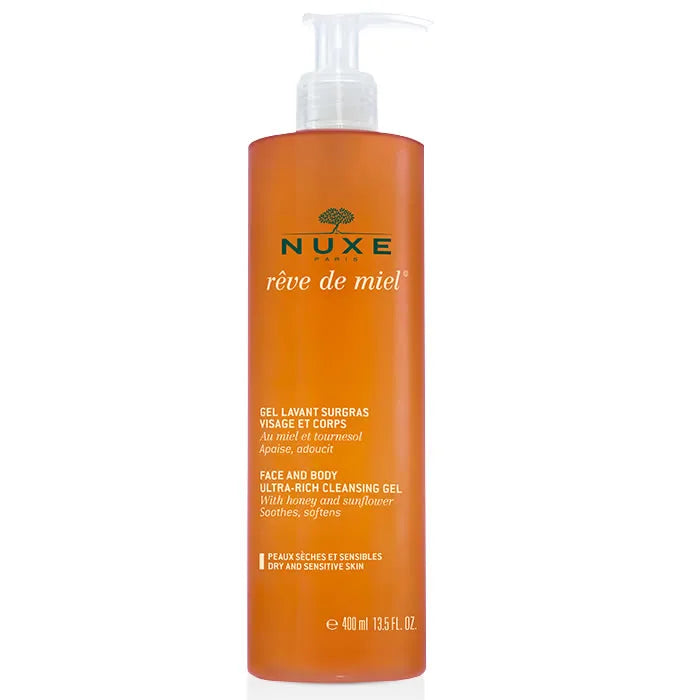 NUXE Nuxe Rêve De Miel Reinigungs-Gel für Gesicht und Körper 400 ml