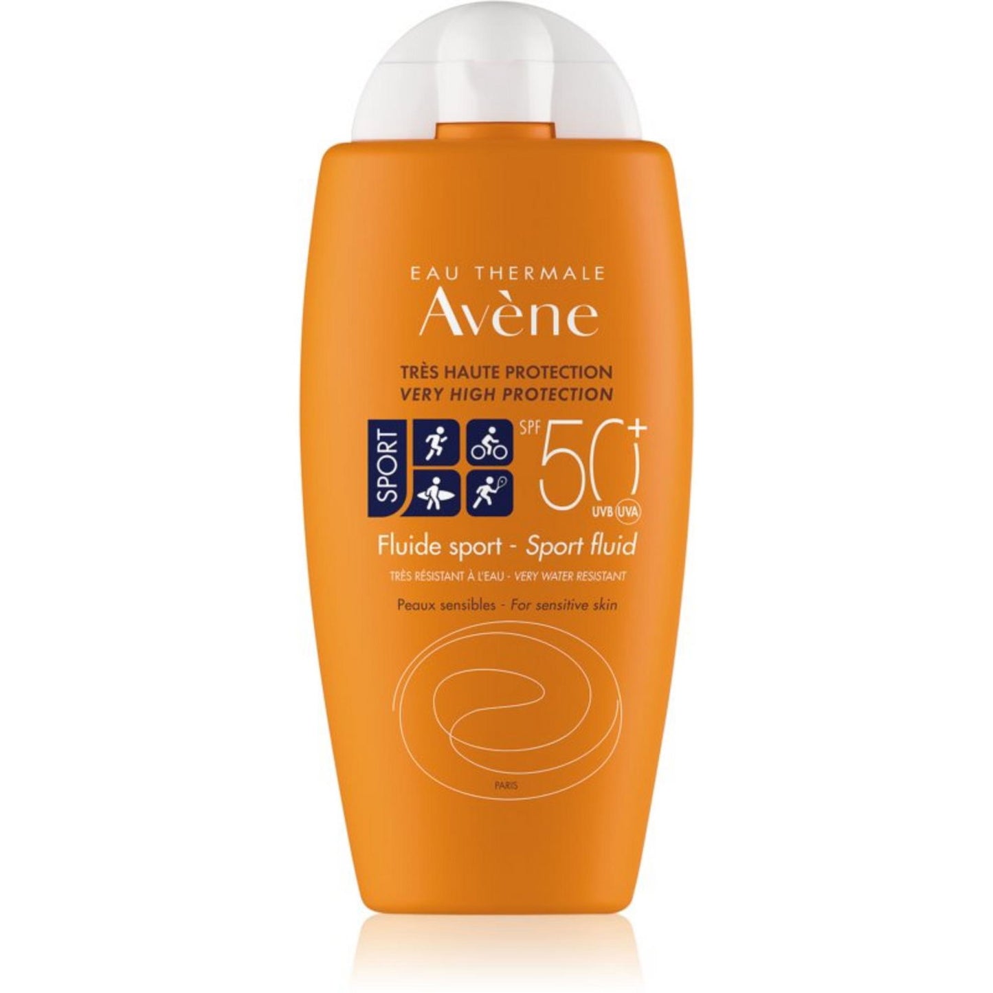 Avene Avene, Sport Fluid, Photo-Protecteur, Sonnenschutzfluid, Für Gesicht & Körper, SPF50+, 100 ml Regular