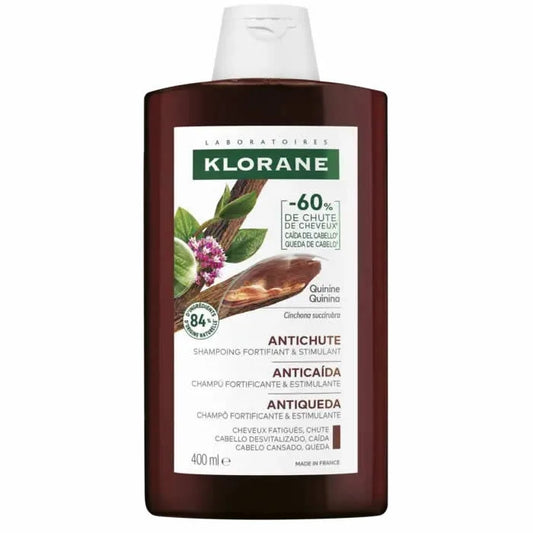 KLORANE Shampoo mit Chinin 400 ml Stärkendes und anregendes Haarshampoo