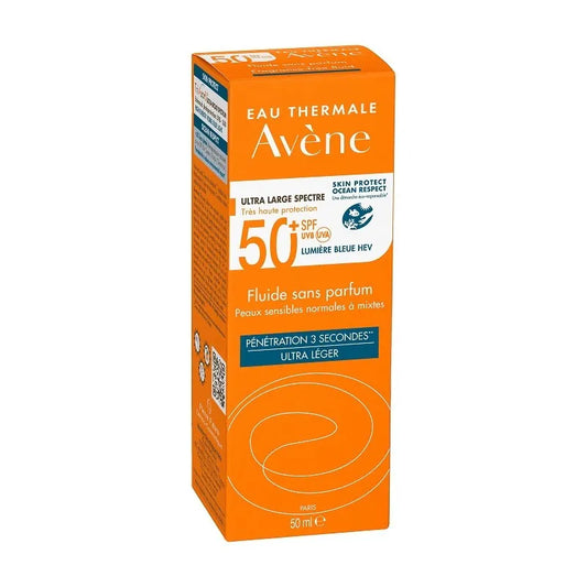 AVÈNE Unparfümiertes Fluid Sonnenschutz SPF 50+ 50 ml Kosmetik