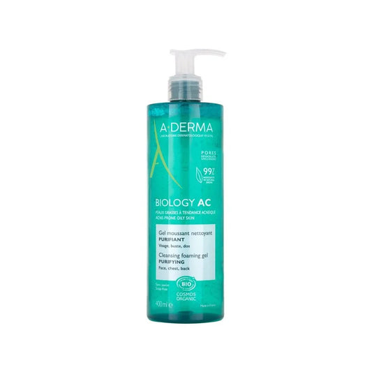 A-DERMA A-DERMA Purifying Reinigungsgel Biology AC 400 ml Reinigung für Gesicht und Körper