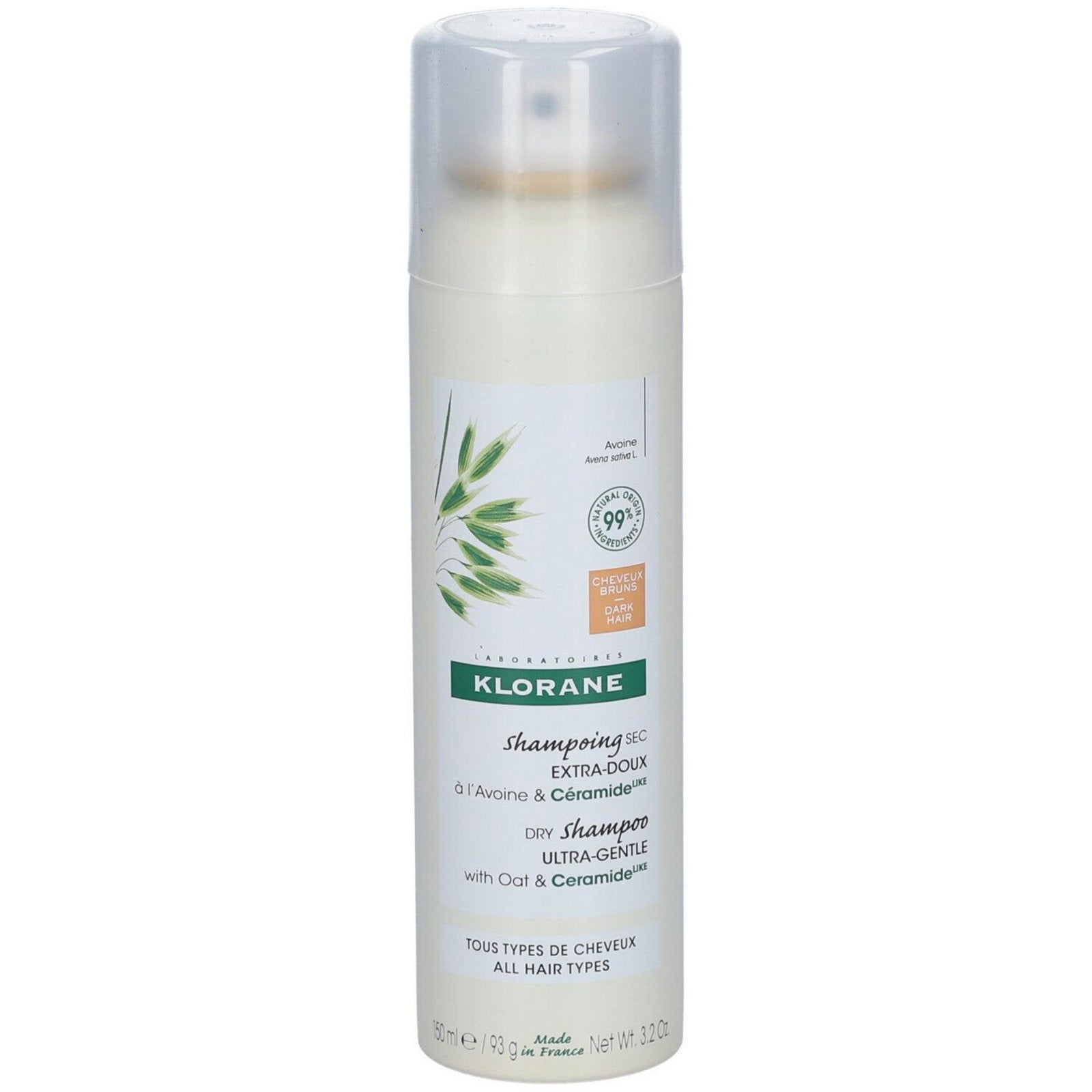 Klorane Klorane, Klorane, Trockenshampoo, Tinted, 150 ml Regular