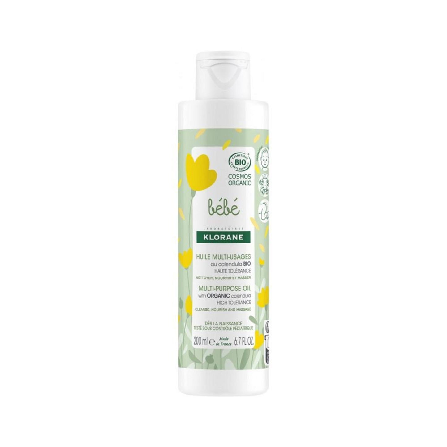 Klorane Klorane, Baby, Natürlich, Nährt, Morgen, Öl, Körper, 200 ml Regular