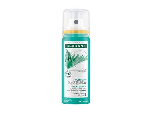 Klorane Klorane, Nettle, Vegan, Trockenshampoo, Oil, 150 ml Regular