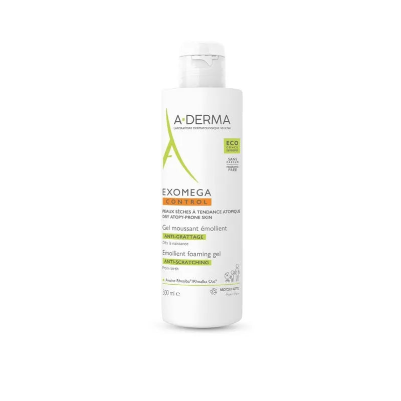 A-DERMA A-DERMA Exomega Control Gel Espumoso Emoliente 500 ml Hautpflege Gel Kosmetik