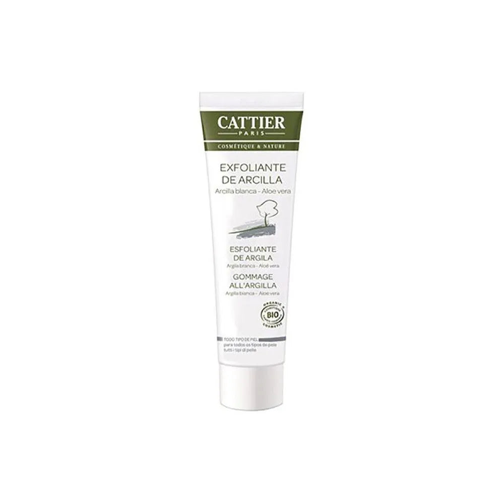 CATTIER PARIS Cattier Paris Exfoliant Weiße Tonerde 100 ml Peeling Gesichtsreinigung Kosmetik