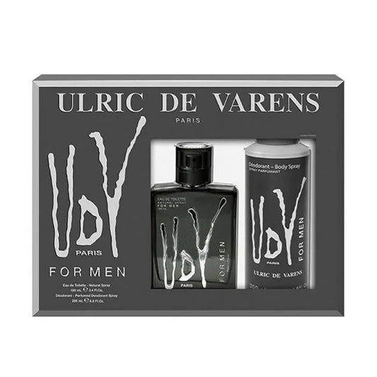 ULRIC DE VARENS ULRIC DE VARENS UDV Black For Men Eau de Toilette Spray 2 x 100 ml Set Parfüm
