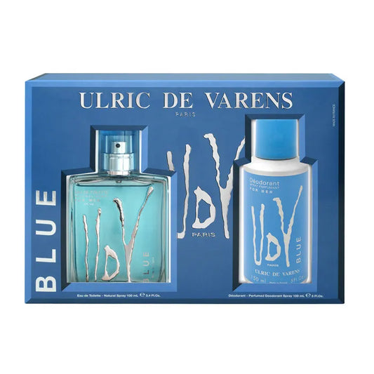 ULRIC DE VARENS ULRIC DE VARENS Blue Eau de Toilette Spray 100 ml Set 2 Artikel Parfüm