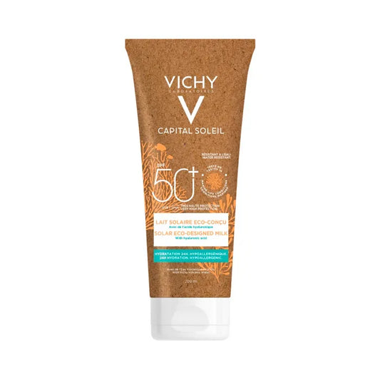 VICHY Vichy Capital Soleil Öko-Sonnenschutz-Milch SPF 50 200 ml Sonnenschutzpflege Sonnenpflege