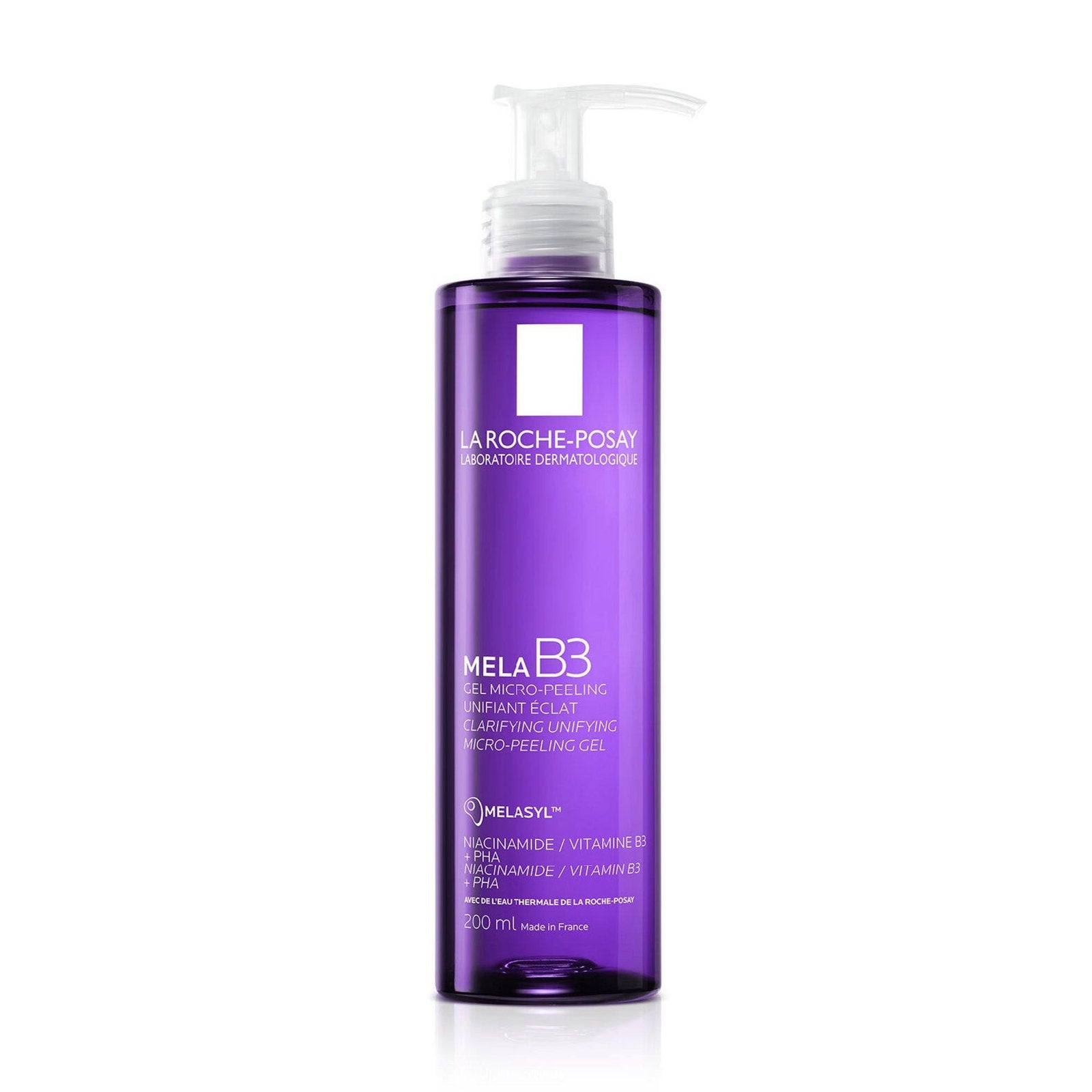 La Roche-Posay La Roche-Posay, Mela B3, Niacinamid, Schälen, Reinigungsgel, Für das Gesicht, 200 ml Regular