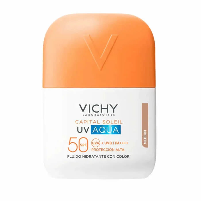 VICHY VICHY Capital Soleil UV Aqua Hydrating Fluid getönt SPF 50+ 50 ml Medium Haarfarbe