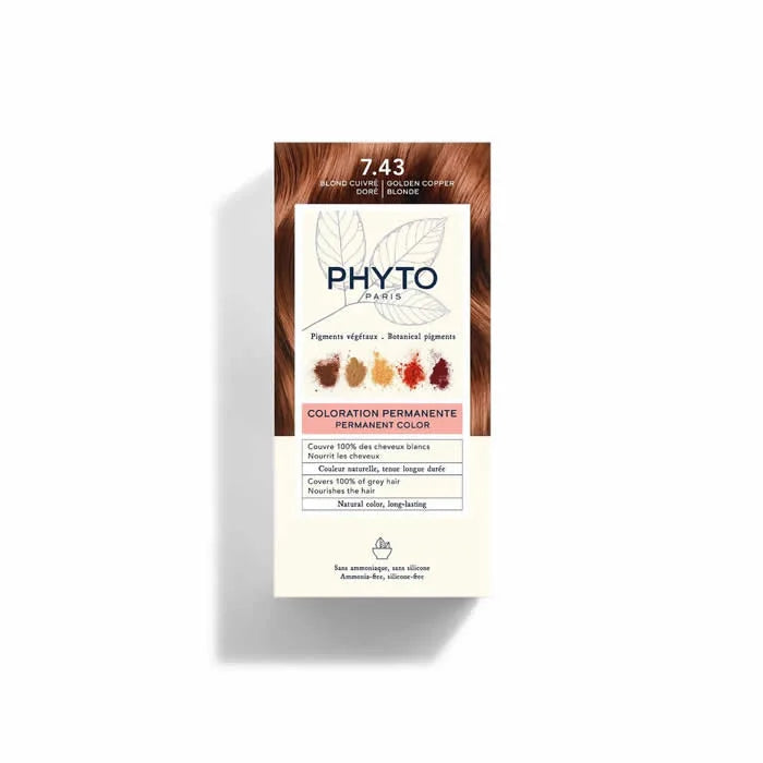 PHYTO PARIS PHYTO PARIS Phyto Hair Colour By Phytocolor 7.43 Golden Copper Blonde 180 g Haarfarbe